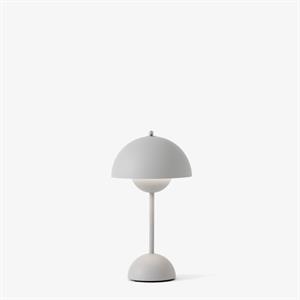 Flowerpot bordlampe VP9 mat lys grå opladelig